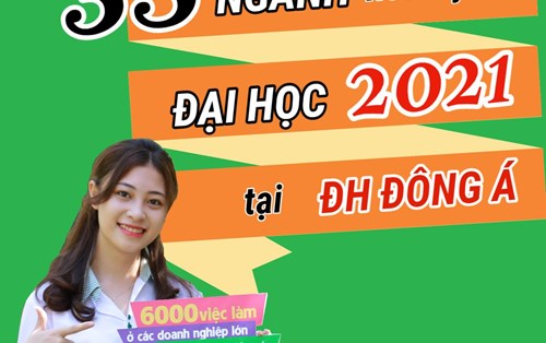 TÌM HIỂU 35 NGÀNH HỌC MÙA TUYỂN SINH 2021 TẠI ĐH ĐÔNG Á